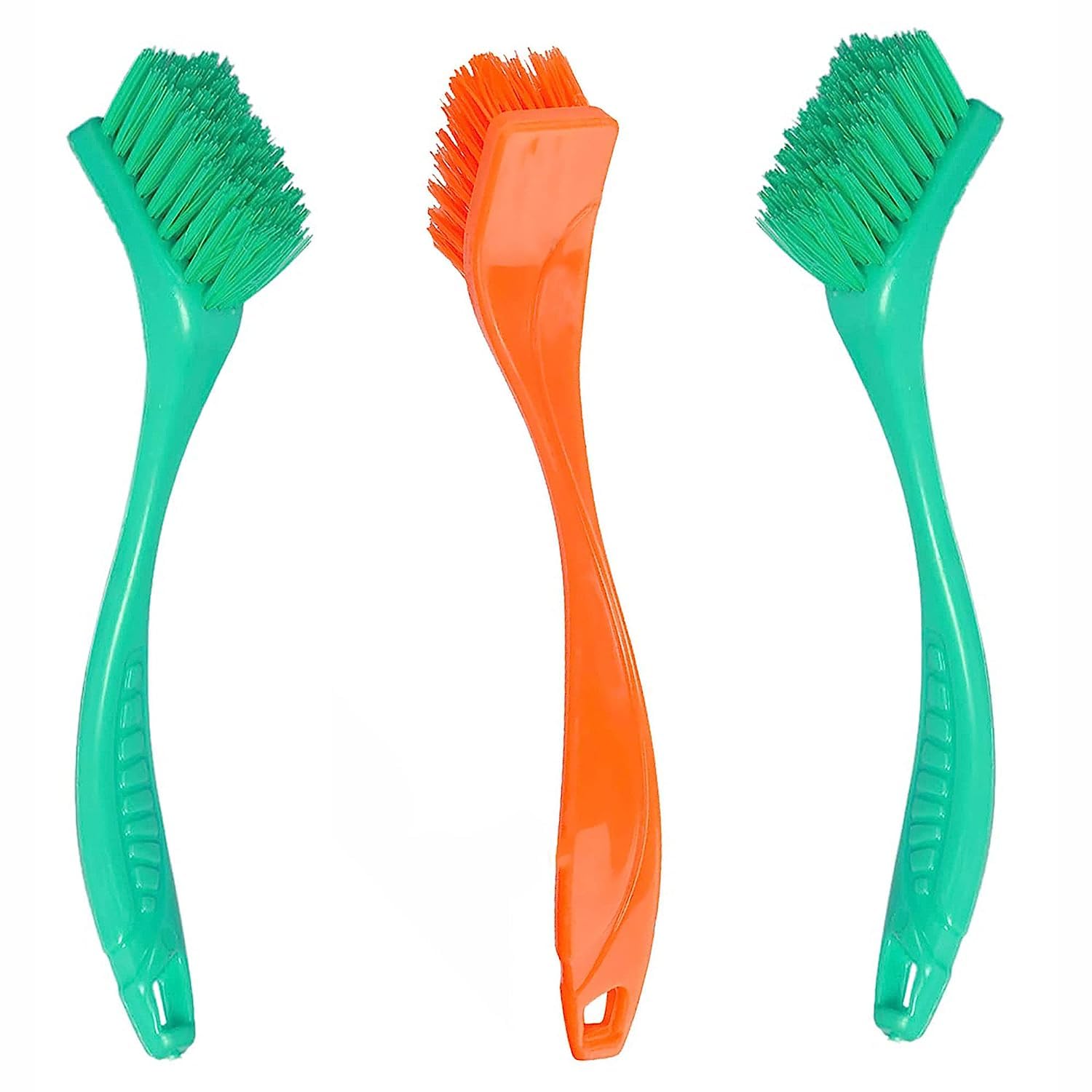 Truvic Dishwashing, Wash Basin, Sink Cleaning Brush, Sturdy Polypropylene Polyester Material, Multicolour, Large Size - 10 inch, Set of 3 (B0C8CW7YFG) Amazon Price History, Amazon Price Tracker
