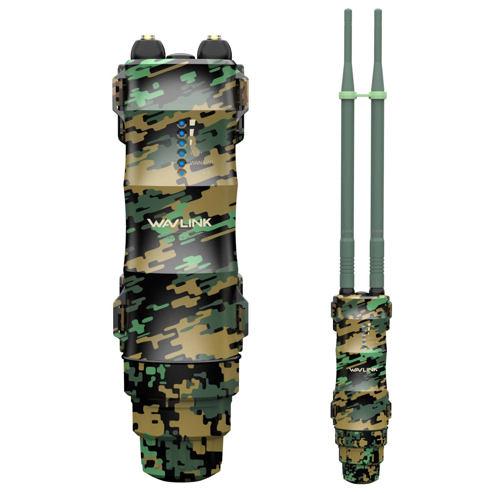 WAVLINK AC1200 Outdoor Long Range Wi-Fi Extender,Dual Band Outdoor Access Point with Active/Passive PoE,WAN/LAN Port,IP67 Waterproof,Supports AP/Router/Repeater Mode,2x7dBi Antennas-Greenwood