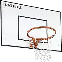 Tabela de Basquete Profissional, Compensado Naval, Cesta Retrátil com Molas, Rede para Área Interna e Externa