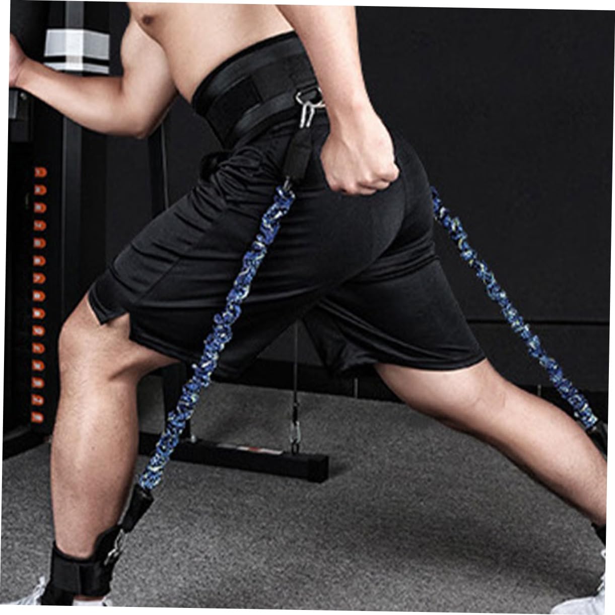 Toddmomy Widerstandsband für Beine mit Verstellbaren Knöchelriemen Tragbares Fitnessgerät für Beintraining Basketball und Lauftraining Geeignet für Männer und Frauen Aller Altersgruppen