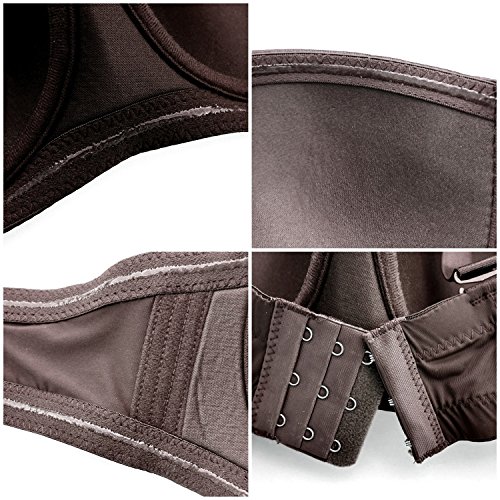 Image of Women's Strapless Bra B /C /D /DD /DDD /G 1 /2 Cup Seamless Plus Size Balconette Bra H059