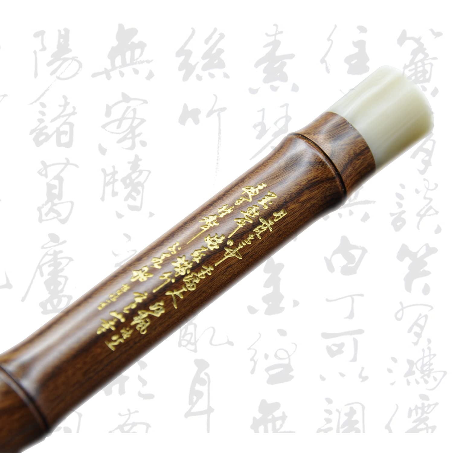 Professionelle Flöte C-Key-Dizi für Anfänger mit kostenloser Membran und Klebstoff-Set, traditionelles chinesisches rotes Sandelholzinstrument (C-Schlüssel)