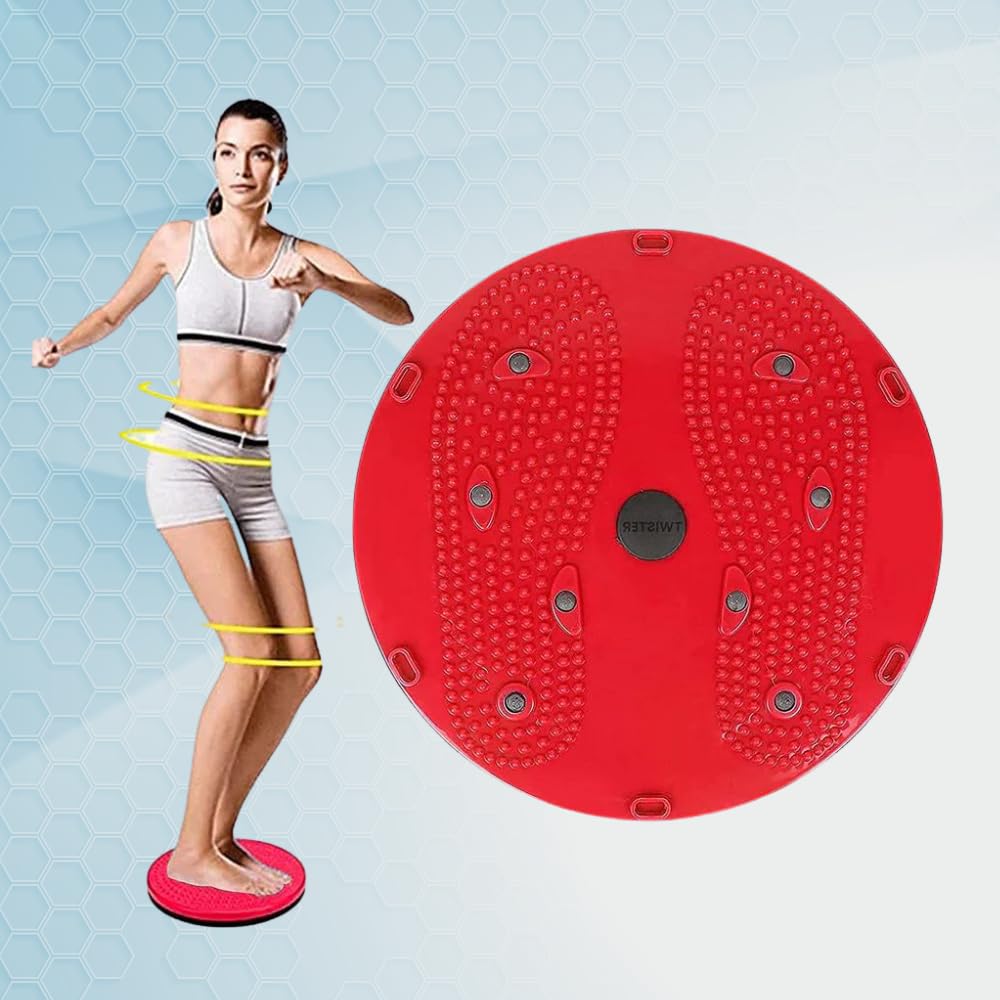 LuvotticaFoot Acupressure Twister Stepper for Fitness 5 in 1 Magnetic Disk | Body Shapers | Slimming Tummy Twister Rotating Machine (Foot Massager) Abdominal Women & Men