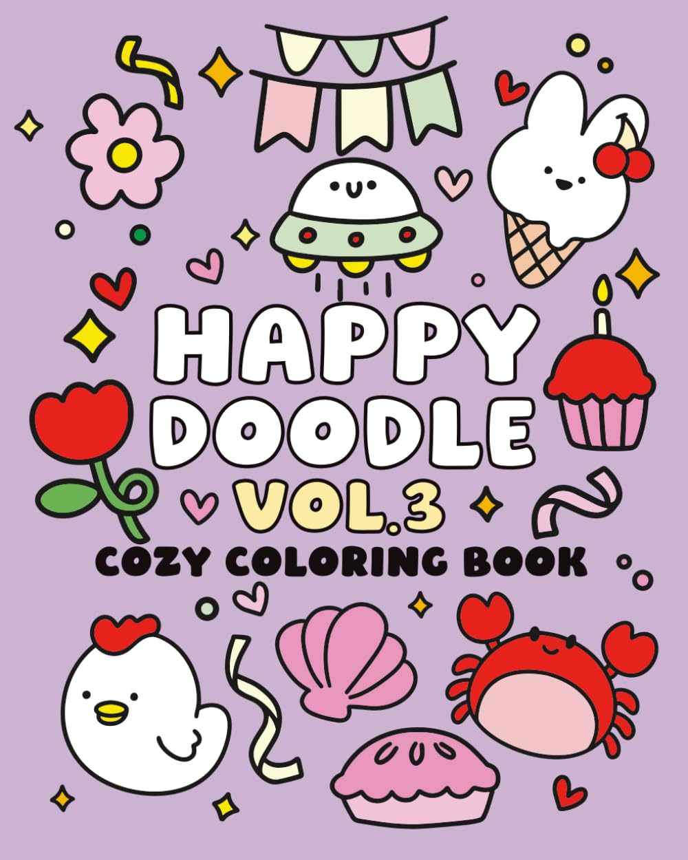 HAPPY DOODLE VOL.3: Cozy Coloring Book