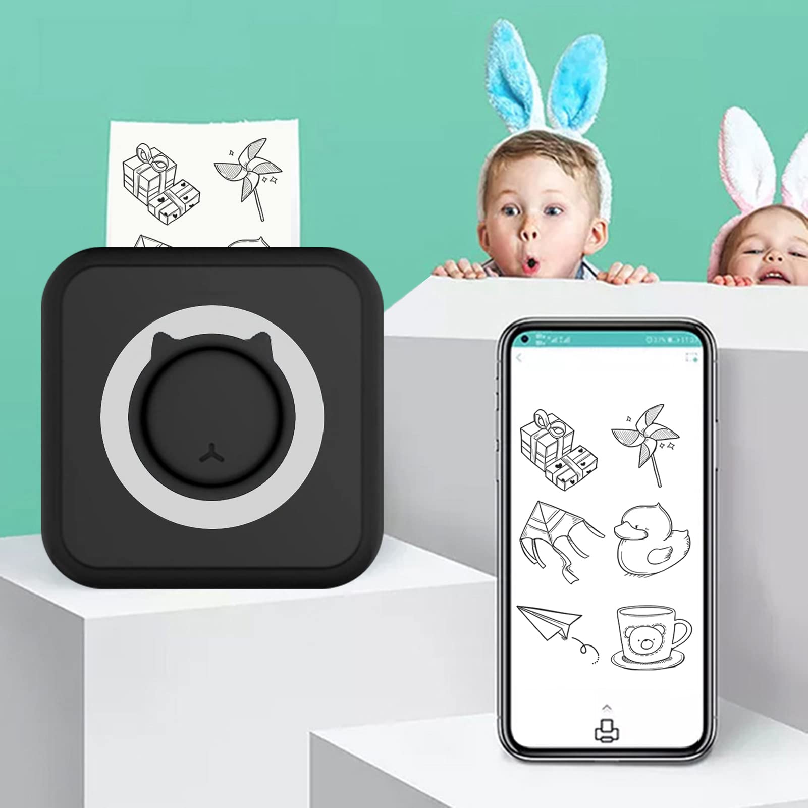 フォトプリンター、オールインワンフォトプリンター 多機能ポータブルプリンターMm Amazon.co.jp: フォトプリンター,オールインワンフォトプリンター 多