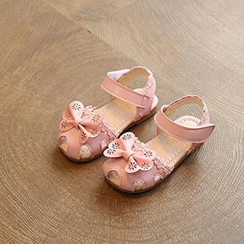 Amlaiworld Ragazze Floreali Bowknot Sandali Regalo...