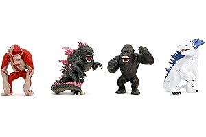 Godzilla Vs Kong 4 Pack 2.5" Die-Cast Titans