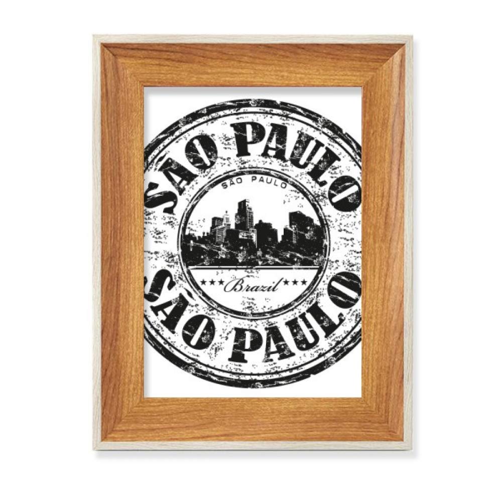 Cadre de photo en bois pour décorer un bureau moderne et élégant