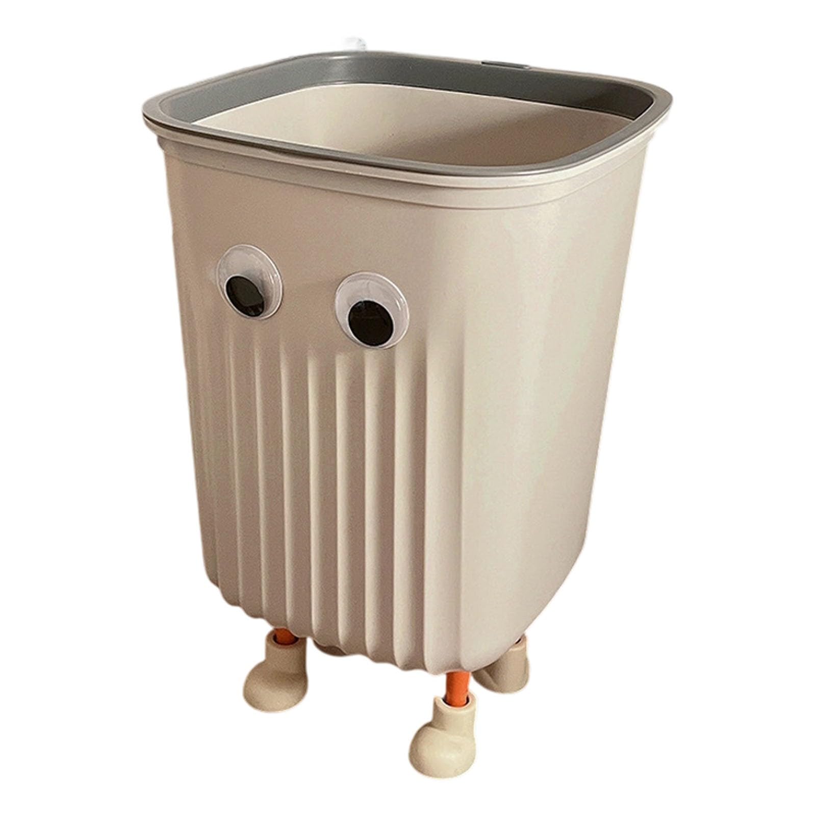 Garbage Cans for Kitchen Commercial Small Capacity Cartoon Small Trash Can Compact Plastic Lightweight Garbage Cans for Kitchen
