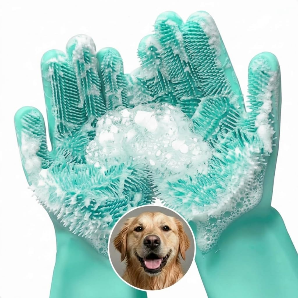 RZleticc Shampoo Gloves