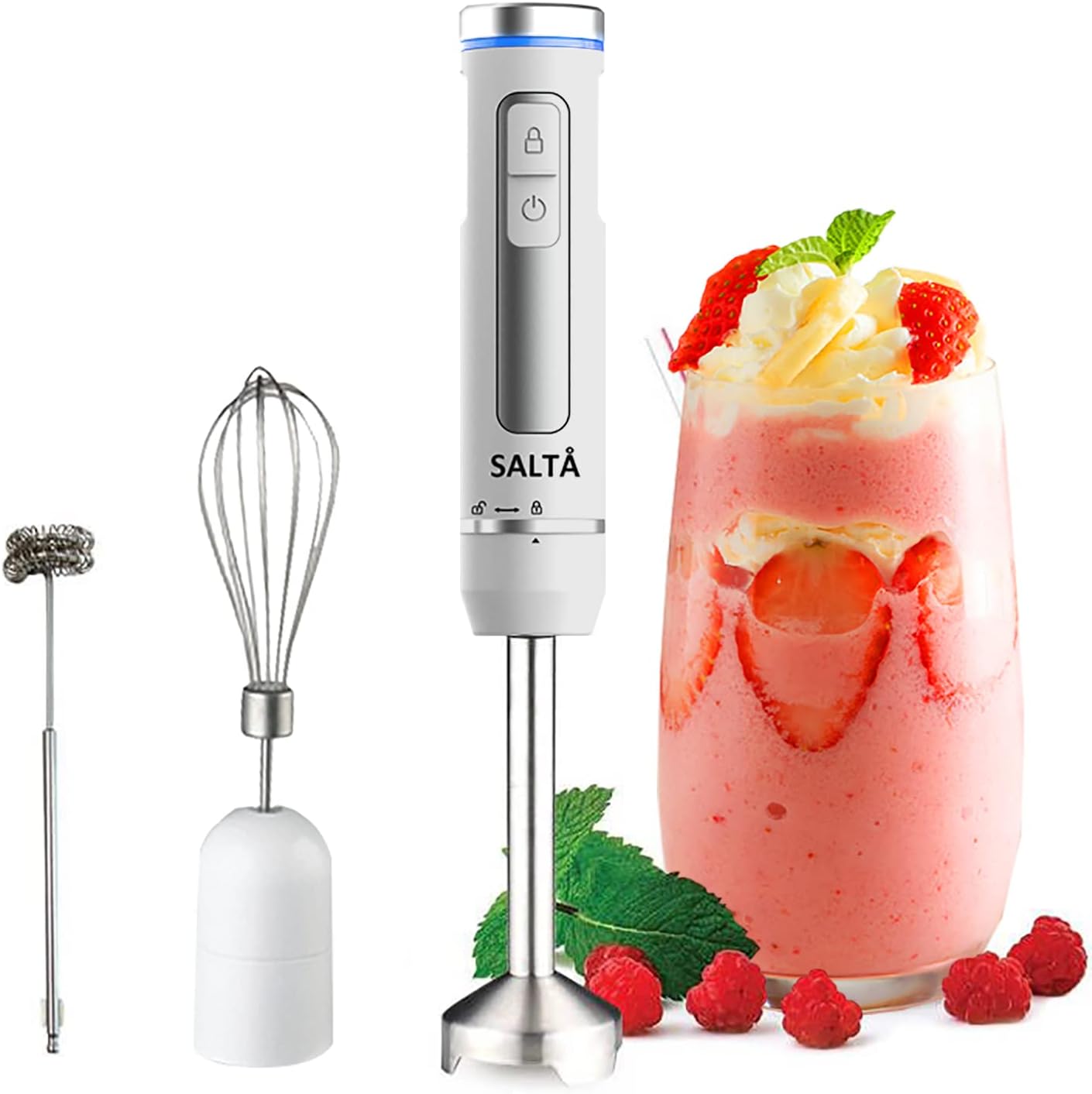 Cordless Multi Speed Immersion MultiPurpose Hand Stick Blender 3 in 1
