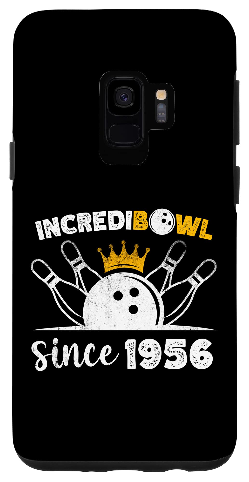 Galaxy S9 Incredibowl since bowling king queen birthday Case