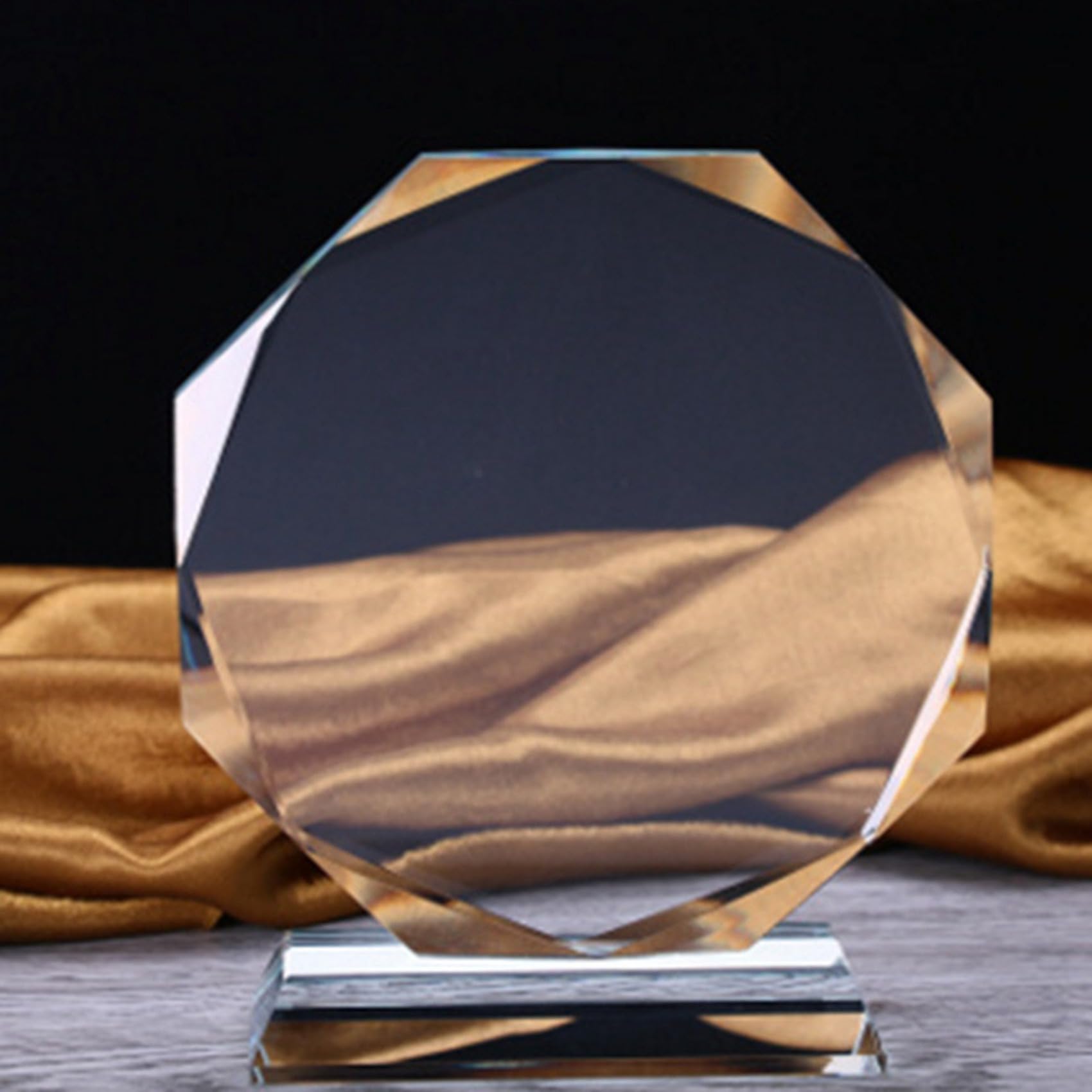 5X Trofeo de Cristal Trofeo de Cristal en Medalla Temporada de Graduación Adornos Conmemorativos Premios de la Empresa