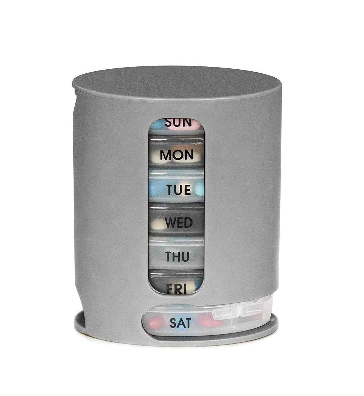 RKPM HOMES Pill Box Organizer | 7 Portable Tray Pill Box with 4 Compartments | Medicine and Vitamins for Each day Storage Boxes | Container Case | For Health Care Tools-image-38