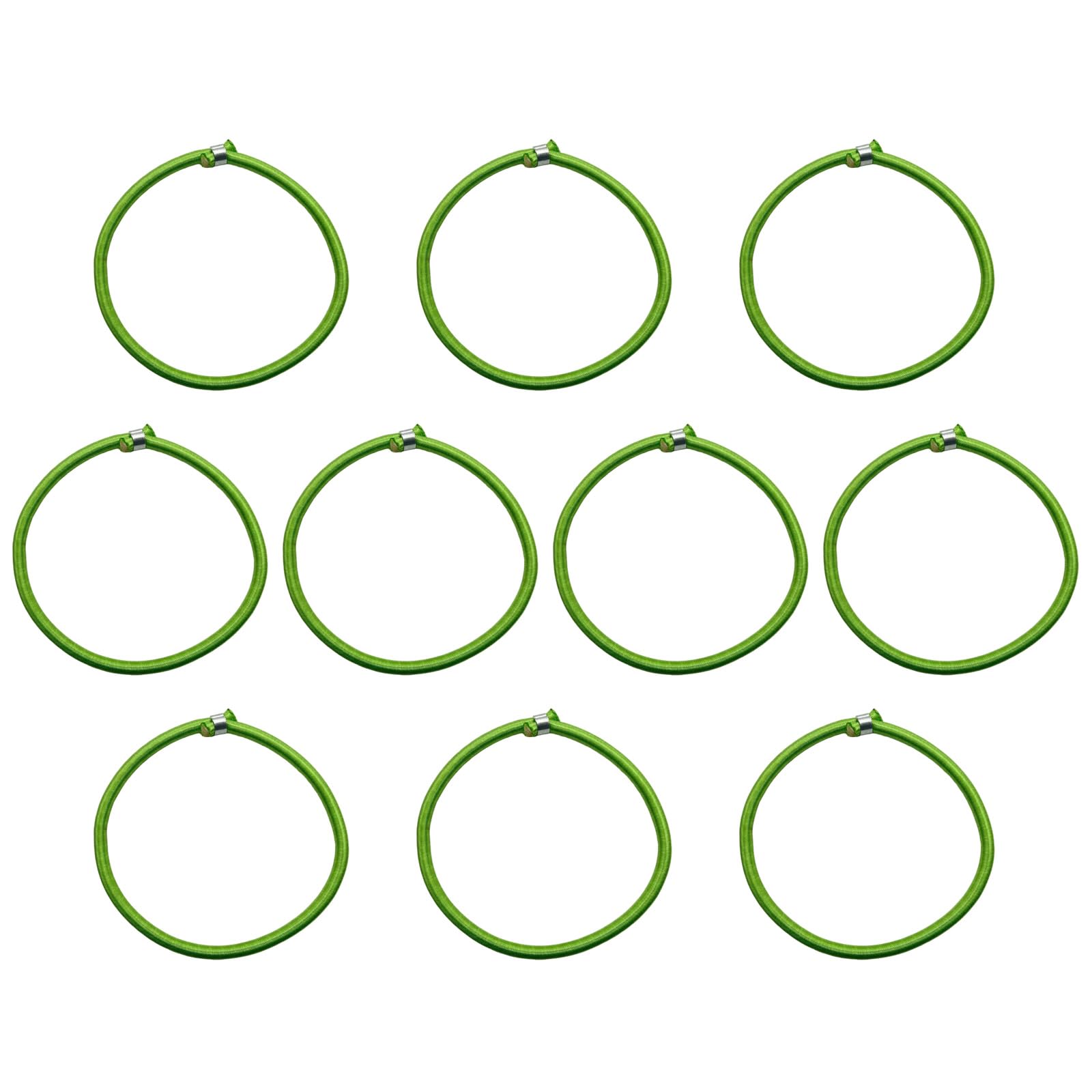 10Pcs Bungee Rope Trampoline Elastic Rope Replacement High Jump Bungee Cord for Exercise Fitness Trampoline Tent Aluminum Buckles Stretch Cord