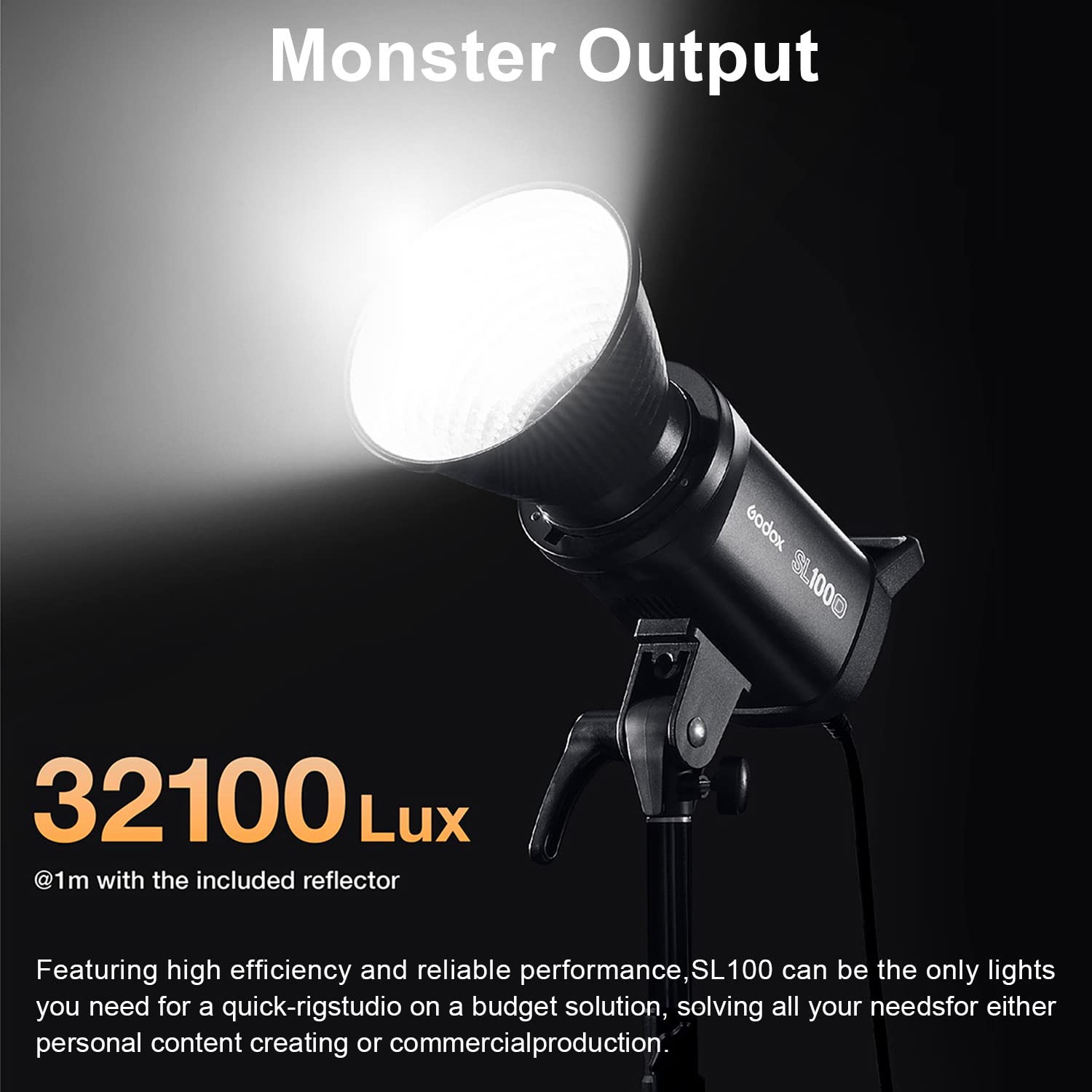 Amazon | Godox SL100D撮影ライト LEDビデオライト Bowens マウント 