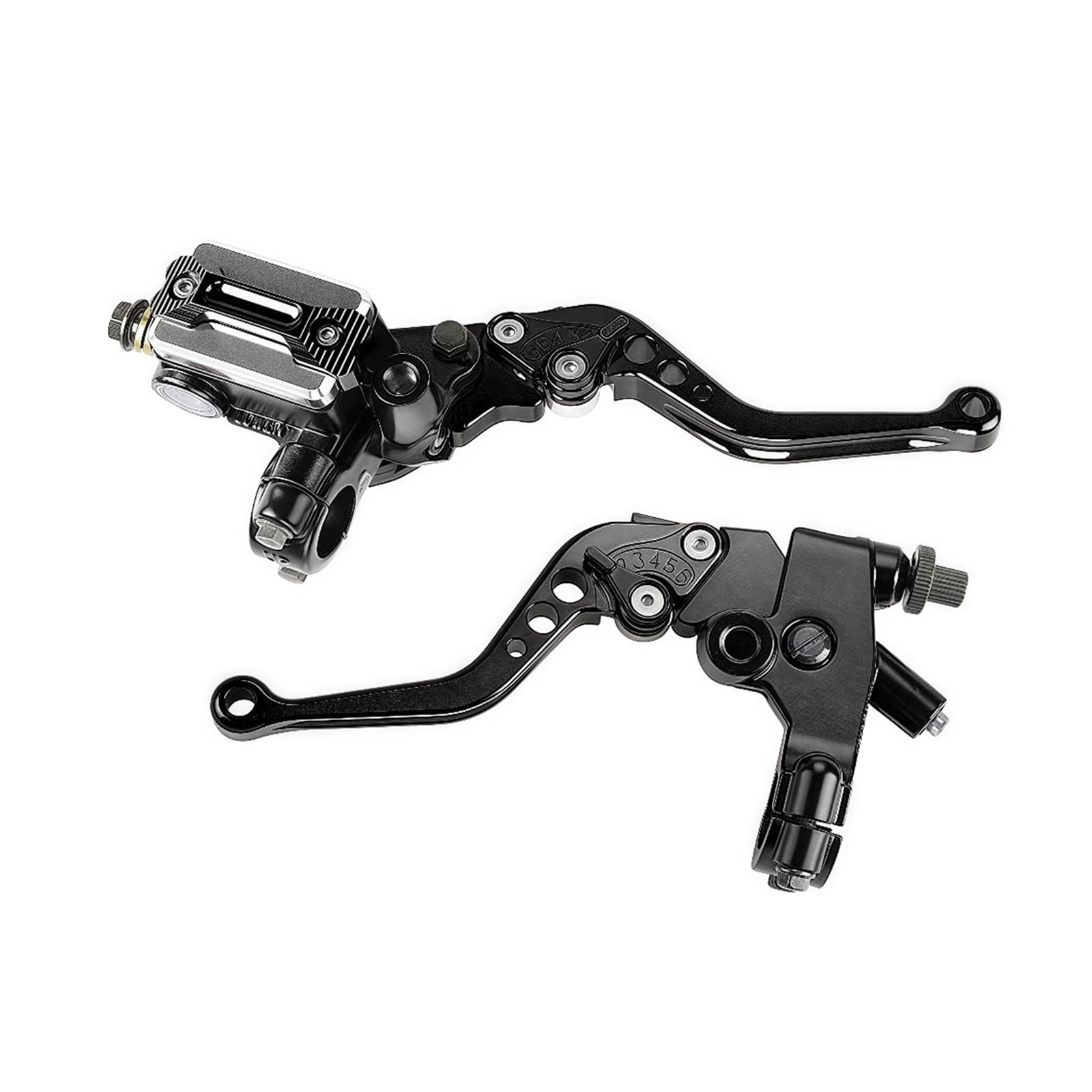 Rynzo Motorcycle Brake Lever 22mm Hydraulic Brake Clutch Lever for Honda Yamaha Motorbikes(Black)