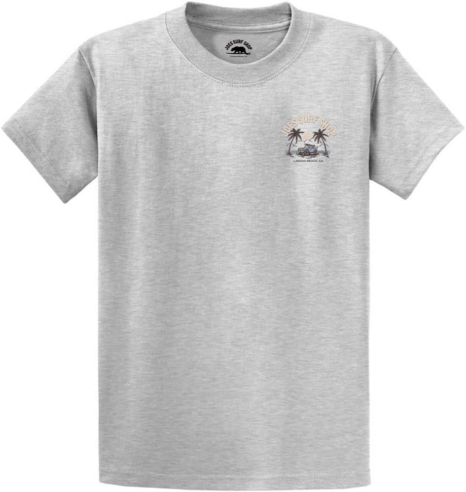 JOES SURF SHOP Men's Early Bird Logo Heavyweight Tees in Regular, Big and Tall - Image 2