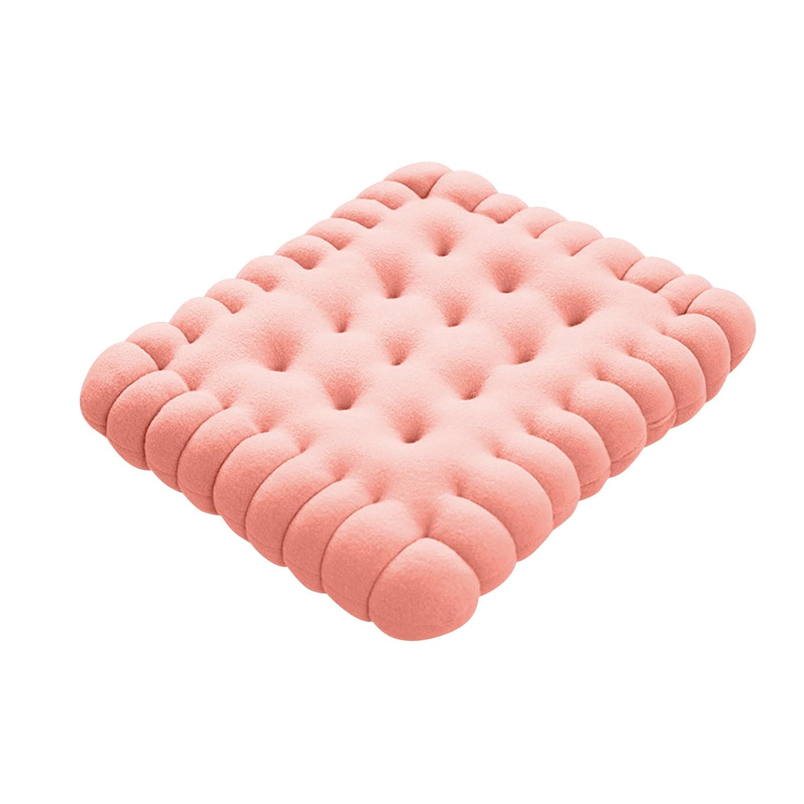 Creations Biscuit Shape Cushion Decorative Soft Floor Cushion for Gift Living Room Bar Square PinkHome & Garden|Yard Garden & Outdoor Living|Patio & Garden Furniture|Cushions & Pads-image-47