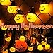 Produktbild TechKen Halloween LED Lichterkette Kürbis Lichter, 2 Modi Halloween KüRbis Deko Licht Kürbis Beleuchtung Pumpkin Lichter