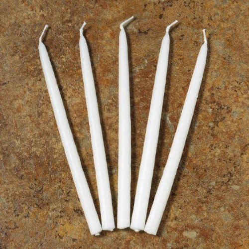 Hanukkah Candles / 44 Per Box Made in Israel (2-Pack White Candles) - Thumbnail 2