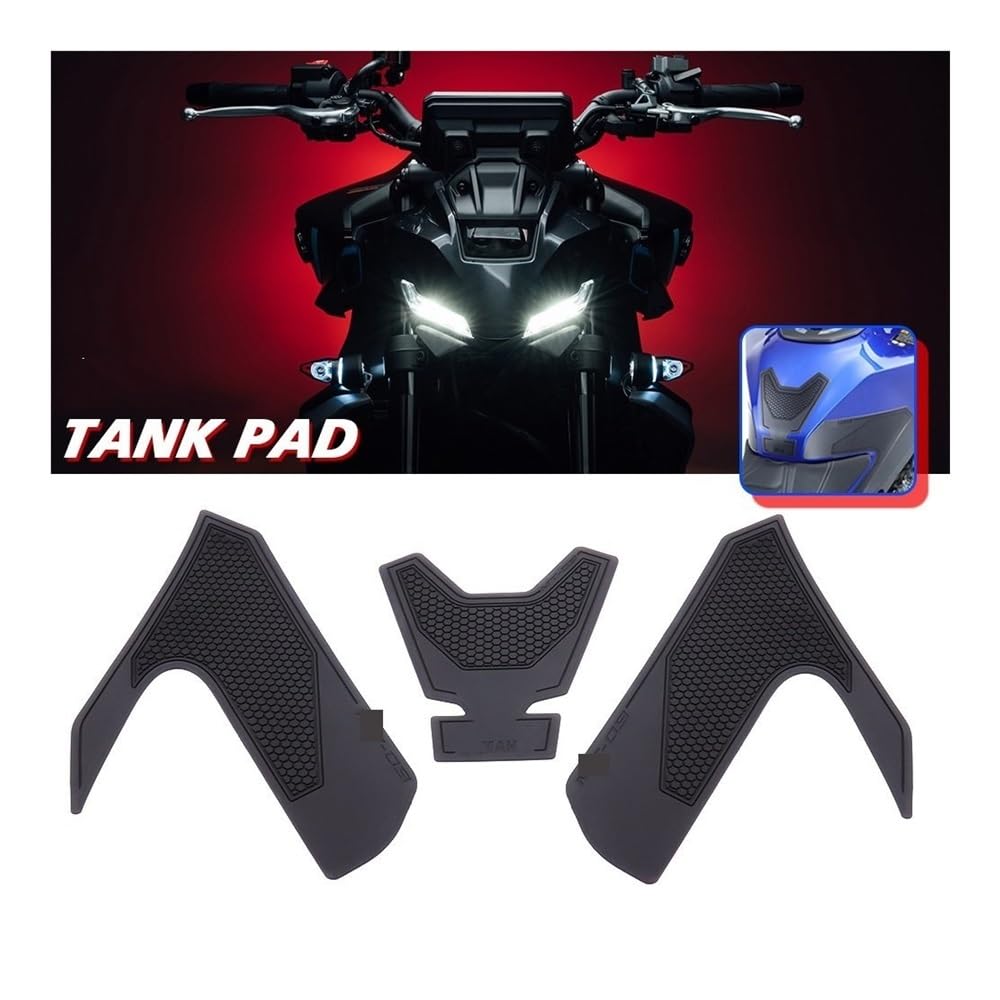 pour MT-09 2024 pour MT-09 2024 2025 Accessoires Moto Tampon De Réservoir De Carburant Tampon De Protection Autocollant De Traction Réservoir Pad