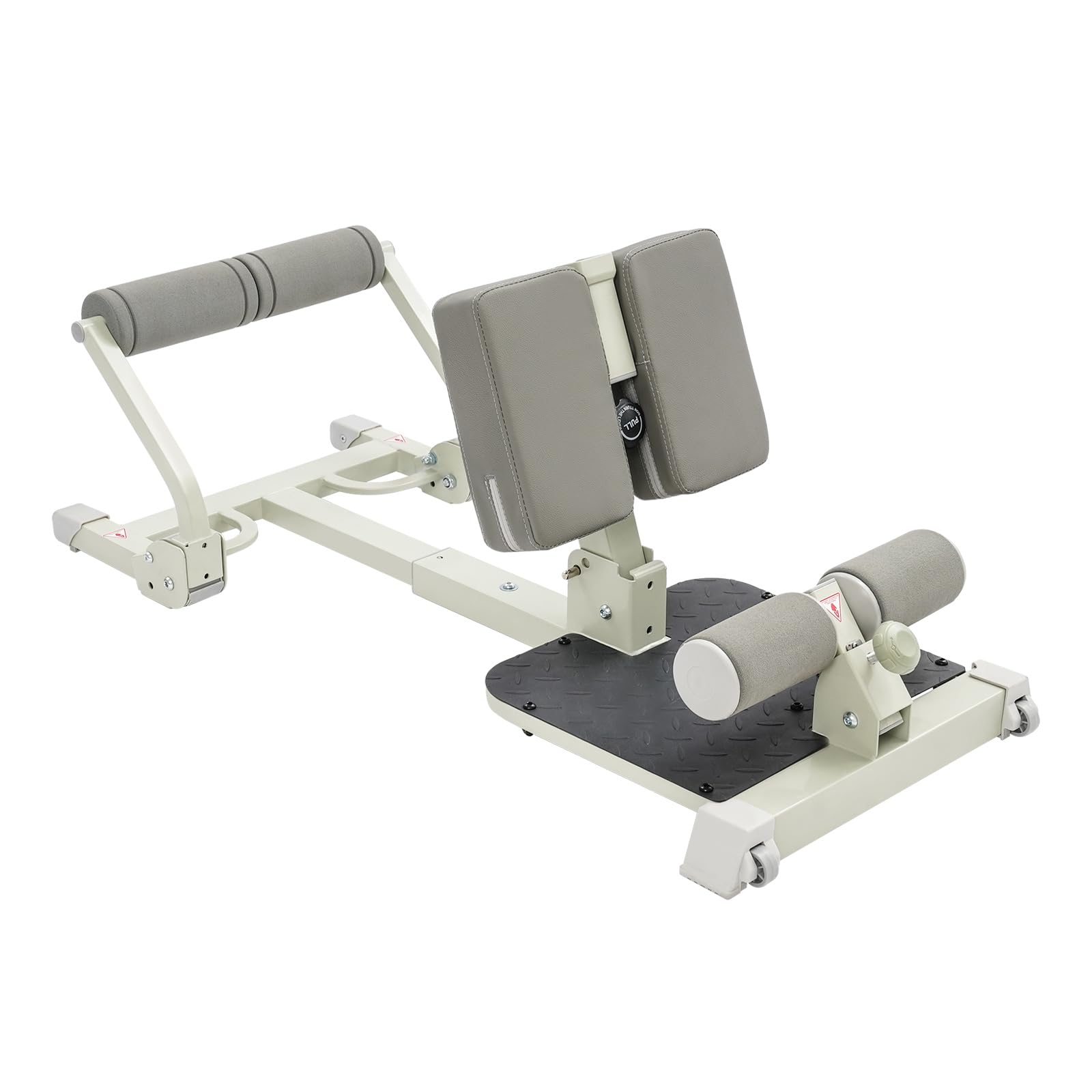 Deep Sissy Squat Bench, Core Workout Beintrainer bis 120 kg Belastbar Fitnessgerät für Zuhause, Bauch-Gesäß-Trainer 3 in 1 Kniebeugenbank verstellbar
