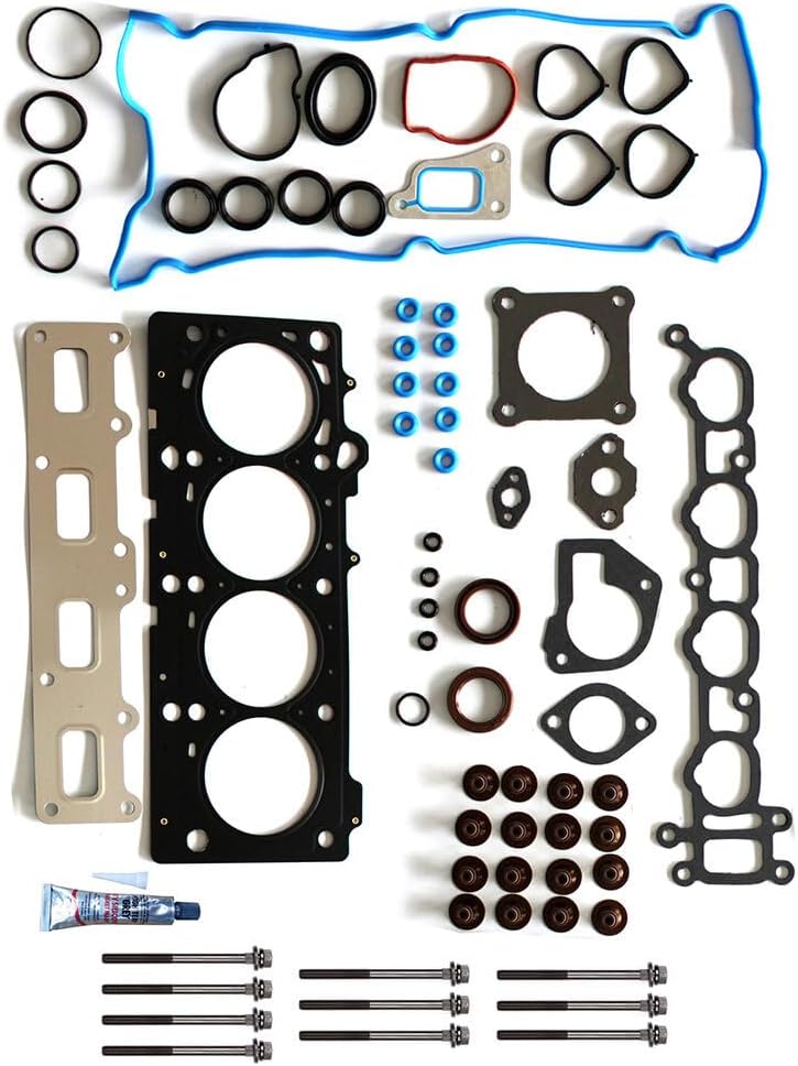 Cylinder Head Gasket Set W/Head Bolts Fit for Chrysler Sebring 2.4L,for Dodge Caravan 2.4L OE Replacement HS26206PT,HS26202PT-2