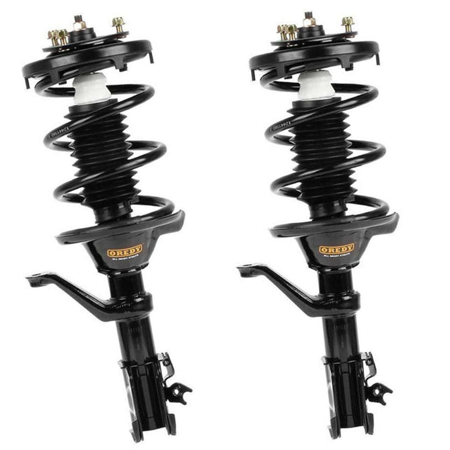 OREDY Front Struts with Coil Spring Assembly Kit Replacement for 2002-2006 Honda CR-V - 172143 172144