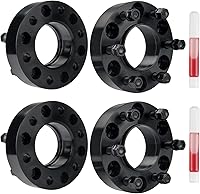 Vista 78 de KAX Espaciadores de rueda 4x4, adaptadores de espaciadores de rueda de 1" con pernos de 1/2" x20, diámetro del cubo de 59 mm, 2 piezas para Xpress
