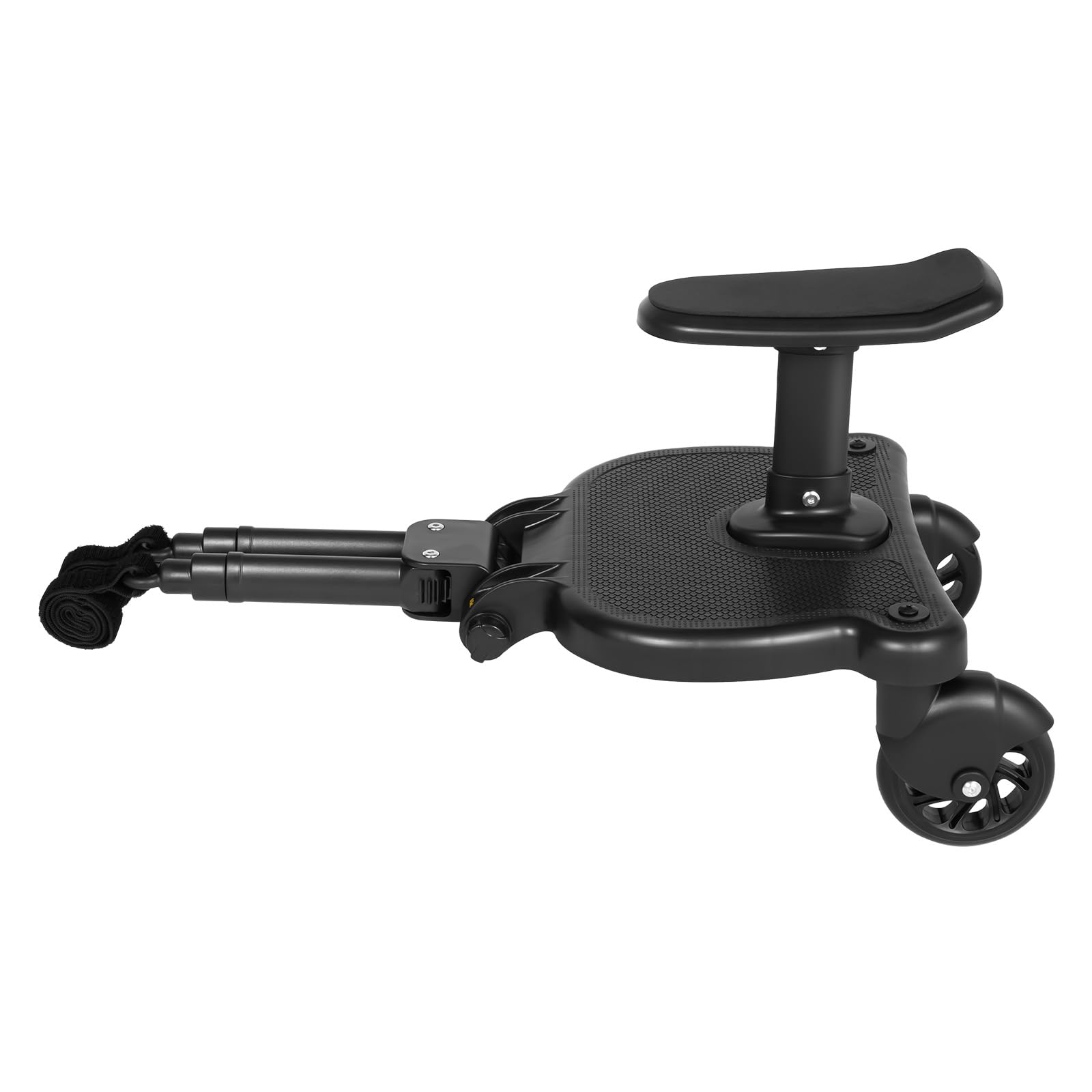 Tavola per passeggino con sedile, pedana universale per tutti i passeggini, design a due ruote a 360°, per bambini da 3 a 7 anni (25 kg)