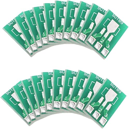 Miniatura 8 de Fielect 50 unidades SOT89-3P-2.3  SOT223-3P-1.5 a DIP adaptador PCB placa SMD convertidor