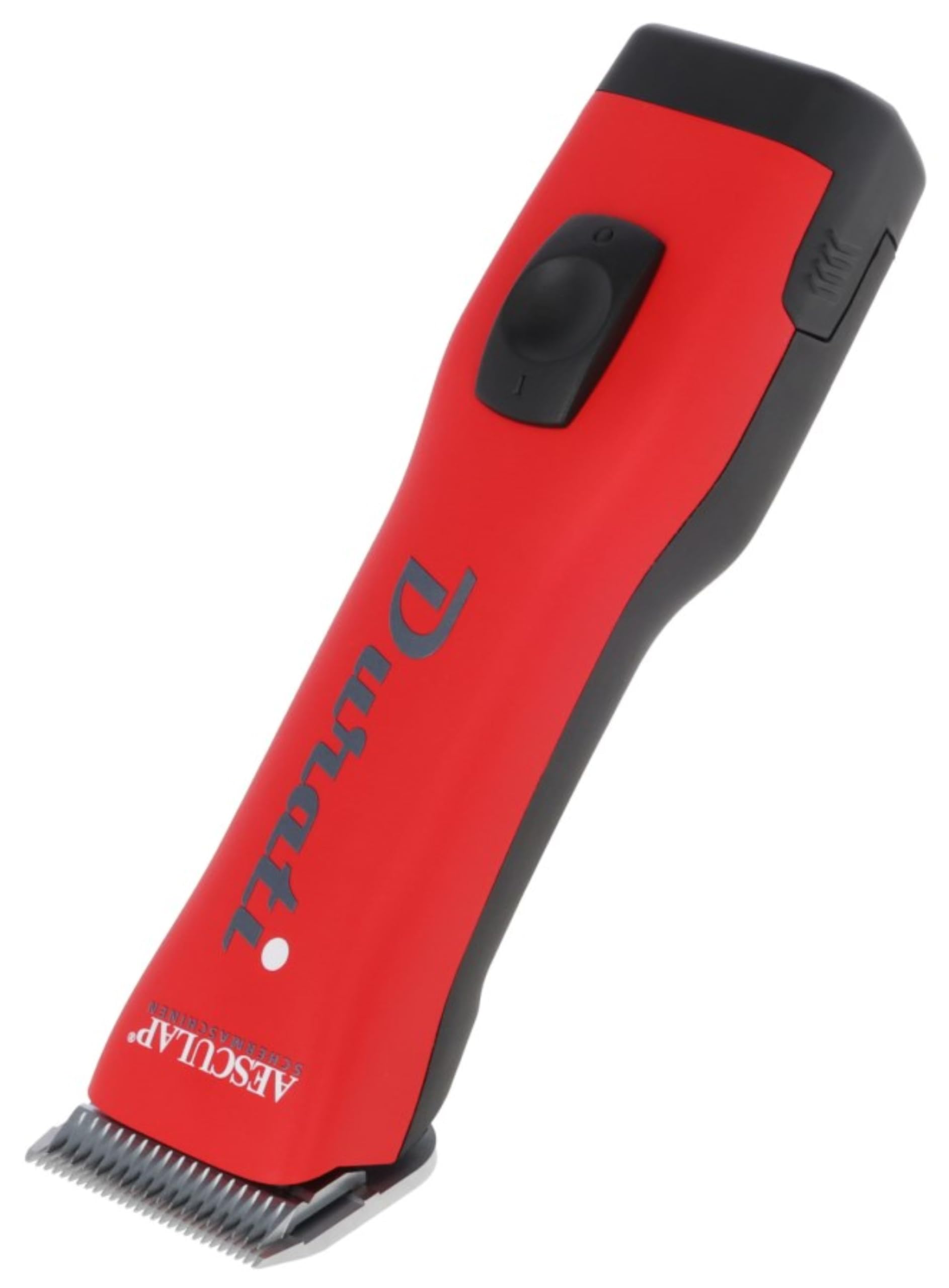 Kerbl Aesculap Durati – Incluye 1 batería y Cabezal de Afeitado (Rojo/Negro, Motor EC sin escobillas, Capacidad de la batería 2850 mAh, Peso 380 g) GT434-RS
