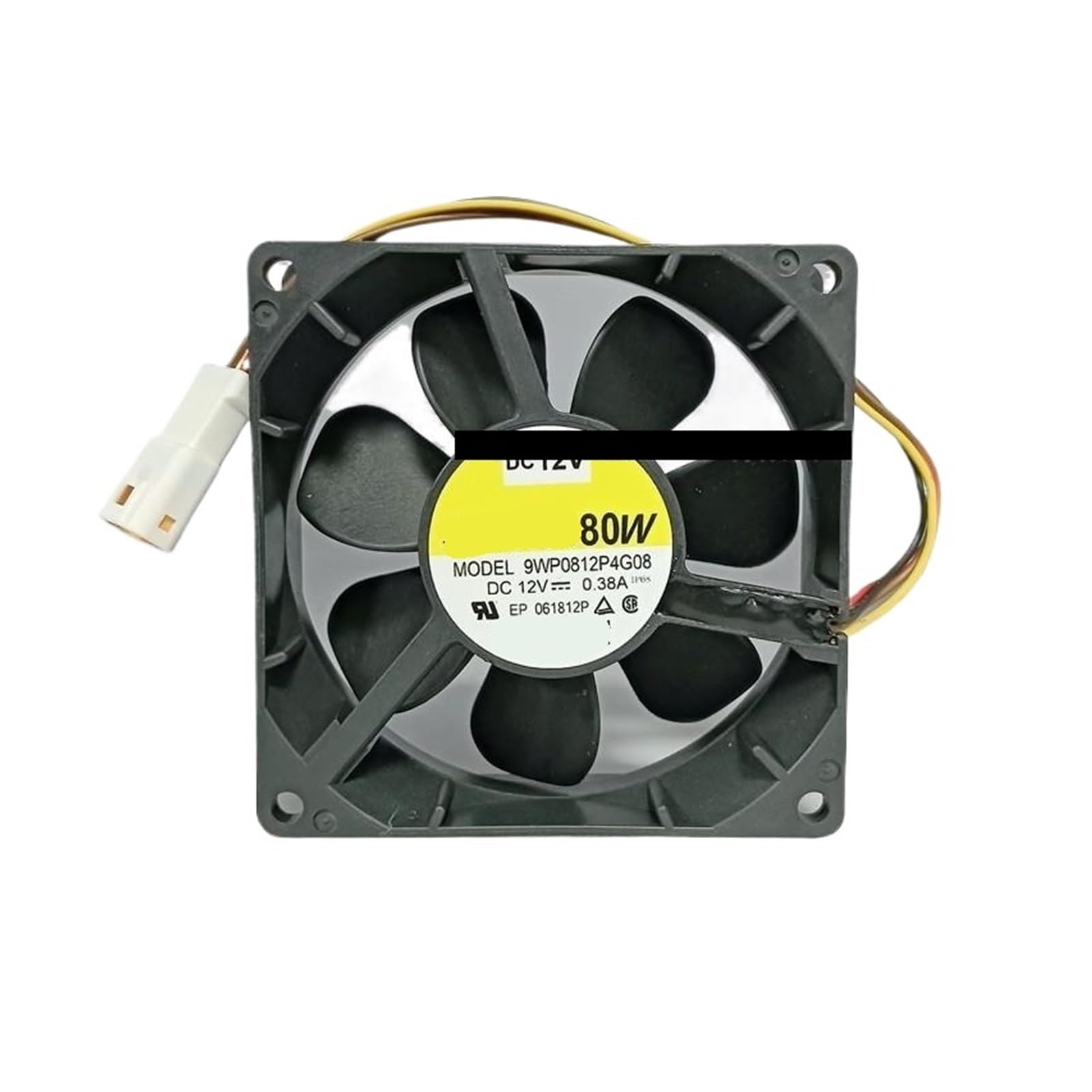 PEQYUACTE 80W 9WP0812P4G08 12V 0.38A 8025 IP68 Waterproof Inverter Fan