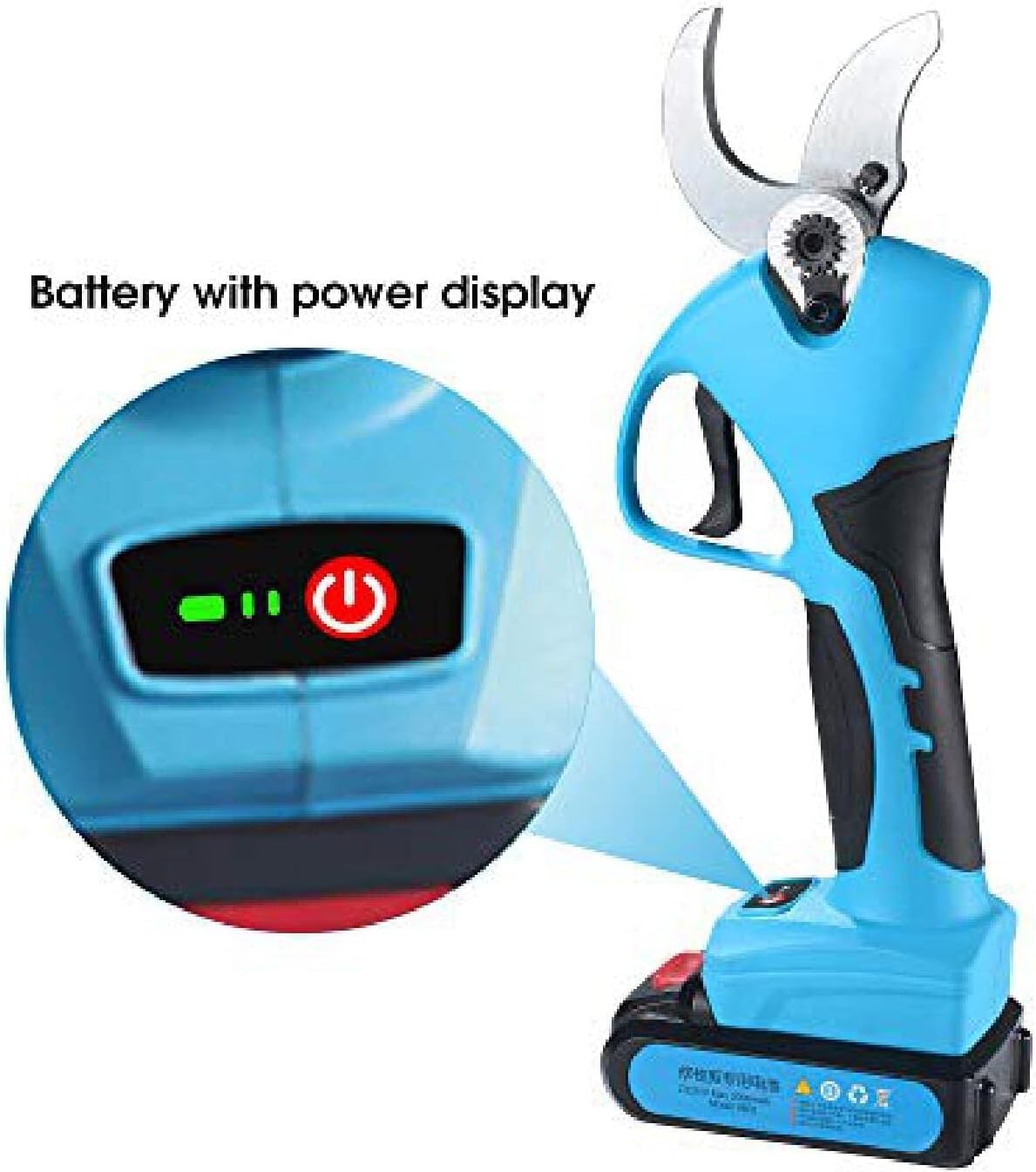 Professional Electric Pruning Shears 240v, Cutting Diameter 0-45mm, Rechargeable Powered By 2ah Lithium Battery Electric Pruner