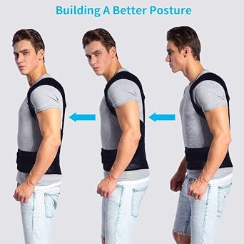 Back Posture Corrector Spinal Support Adjustable Straight Back For Men Women Shoulder Lumbar Brace Teenager Hunchback Breathable (Size : 4XL)