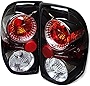 AKKON - For 97-04 2nd Gen Dodge Dakota Pickup Truck Black Bezel Tail Lights Brake Lamps Assembly