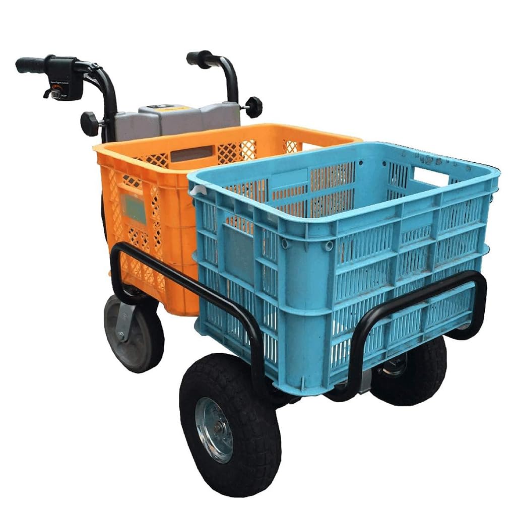 宮崎　電動運搬車 運搬車　エネトラ4ミニー　積載120Kg バッテリー 動画有 Amazon.co.jp: 電動4輪運搬車「エネトラ4ミニー」最大積載量120kg KT