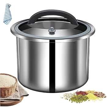 OobLE 真空米びつ ノーマルサイズ 10kg対応 Amazon｜オーブル 真空米びつ 10kg ステンレス鋼製 大容量 密閉