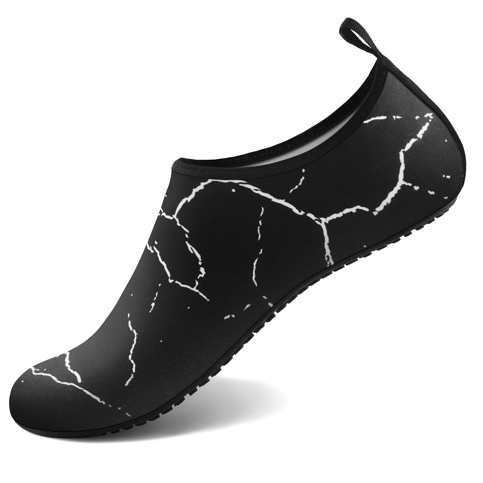Water Shoes for Women Men Quick-Dry Aqua Socks Swim Beach Outfits Barefoot | Yoga Exercise Wear Sport Accessories Pool Camping Must Haves River Hiking Youth Adult 10-11 Women/9-10 Men Marbe