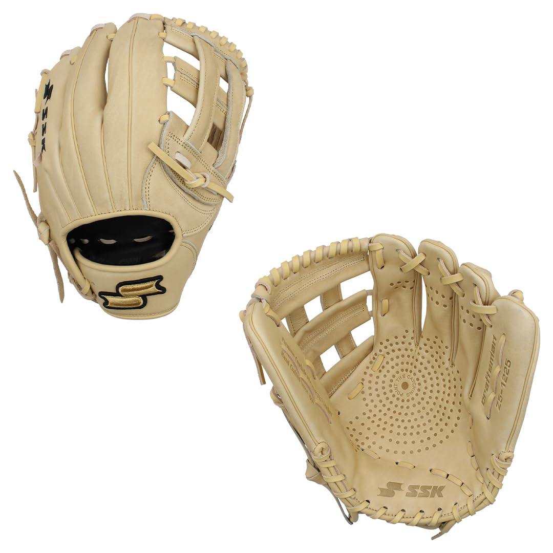 SSK Z5 Craftsman Outfield Baseball Glove – Deep Pocket 12.25" - 12.5” - 12.75” – Right & Left Hand Throw