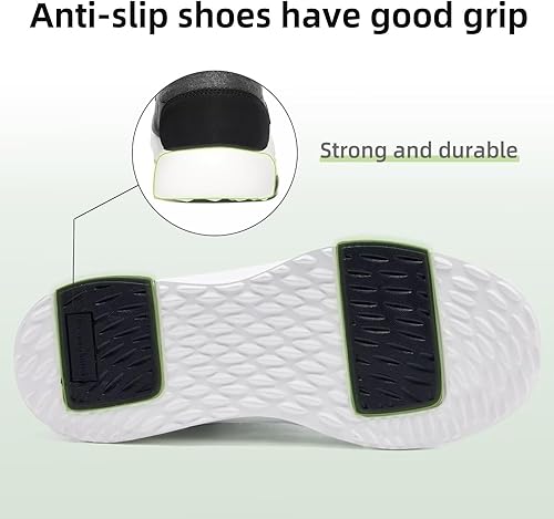 Miniatura 7 de OrthoComfoot Mocasines ortopédicos sin cordones para hombre con soporte de arco mocasines ortopédicos cómodos para fascitis plantar, zapatos planos