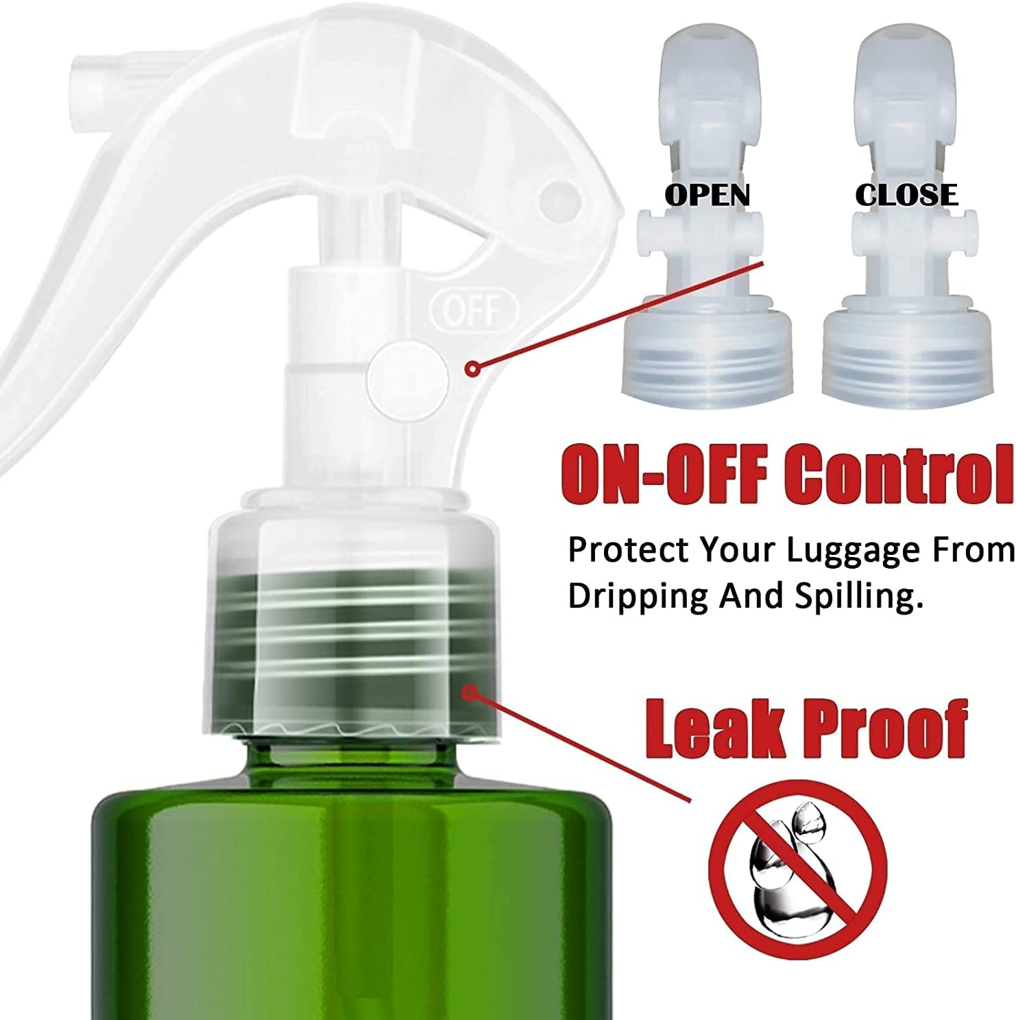 FANSTINOW Empty Spray Bottles (7oz/4Pack) - Colorful Plastic Spray Bottle For Hair - Premium Leak-Proof Travel Bottles - UV Protection - BPA Free - Multi Purpose use Durable - Great Value