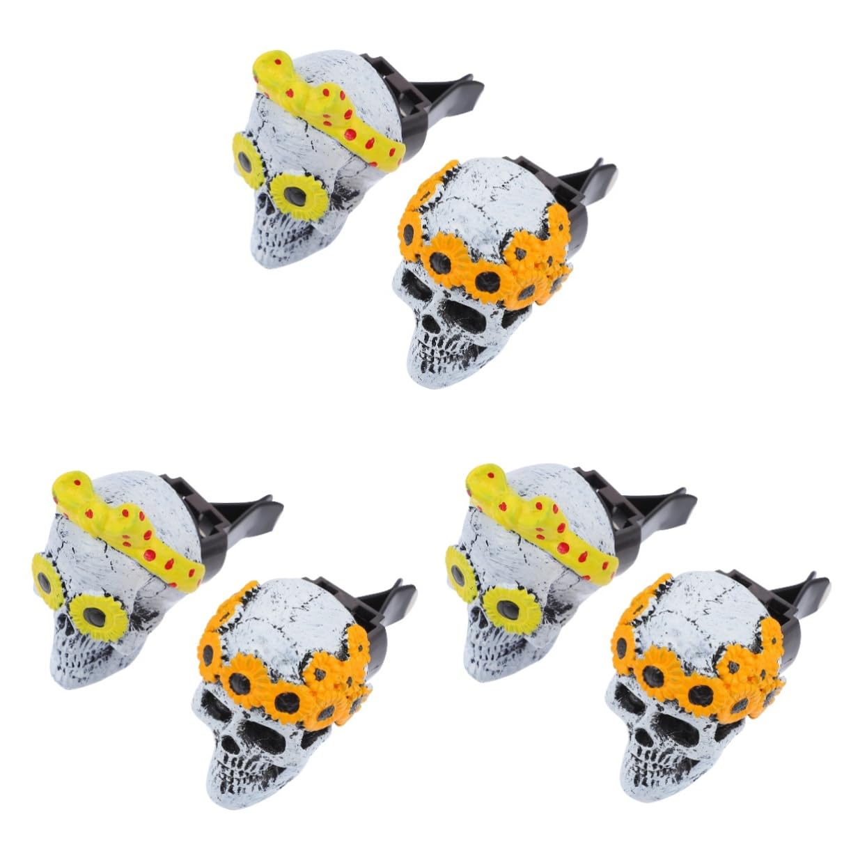 SOLUSTRE 6sets Clip Ghost Per Auto Decorazione Elegante Per Ventilazione Con Fragranza e Design Unico Per Casa e Ufficio