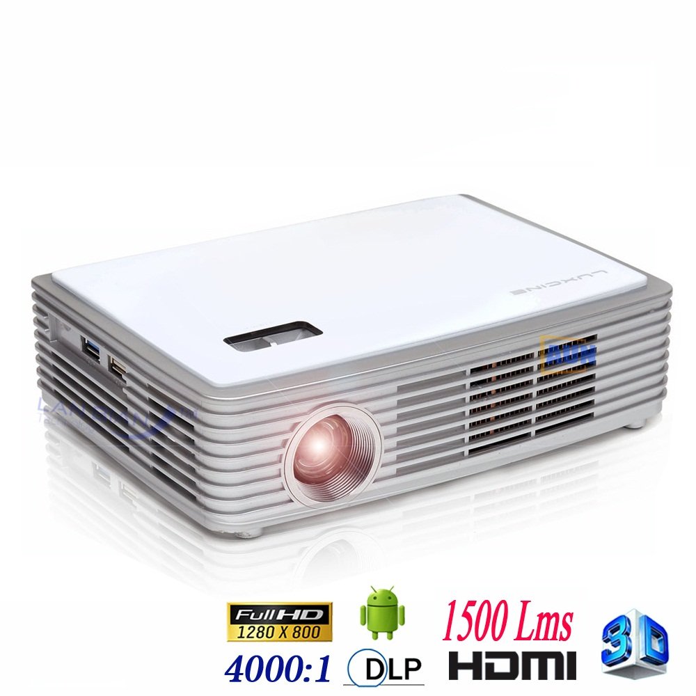Luxcine Z3000 DLP LED Smart Projector with Active 3D USB HDMI