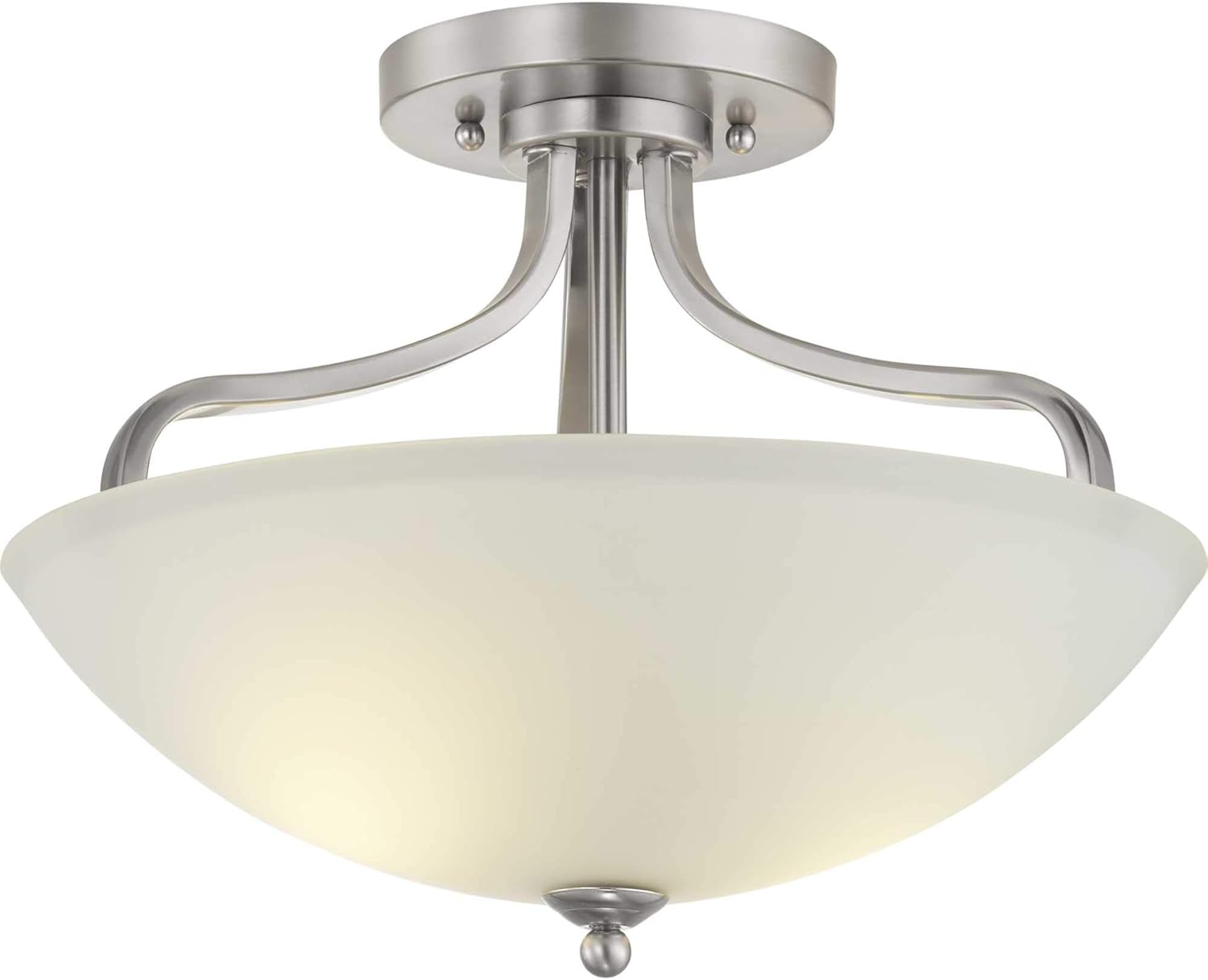 Progress Lighting Laird Collection Three-Light Semi-Flush Convertible