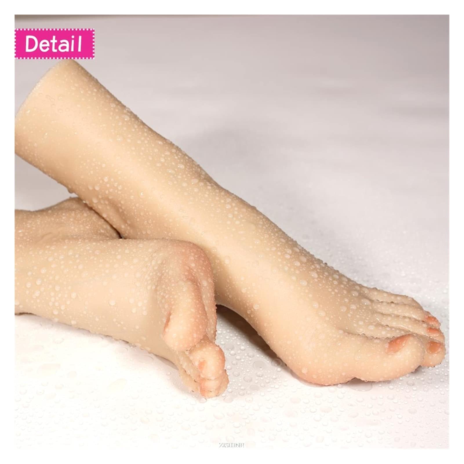Skarpety do butów Stopy Model Plastikowy Silikon Kobiet Męski Fałszywy Nail Noga Wyświetlacz Tarsel Bone Kosz Manekin Dummy Human TG3607(All Silicone,Left foot)