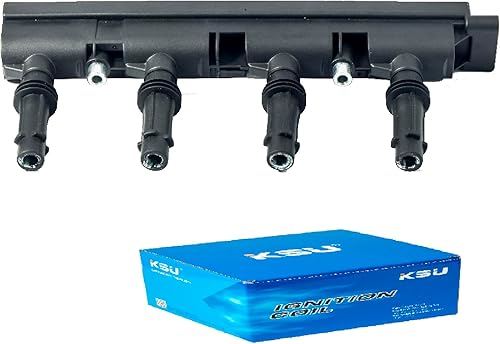 KSU Paquete de bobinas de encendido compatible con Buick Chevrolet Chevy Cadillac Cruze Encore ELR Sonic Trax Volt 1.4L Turbocharged D521C 55577898