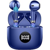 Cuffie Bluetooth Auricolari Bluetooth 5.4, Cuffie Wireless con 4 ENC Cancellazione Rumore Mic, Cuffie in Ear 40 Ore di Riproduzione, Cuffie Senza Filo HiFi Stereo IP7 Impermeabili per iOS & Android