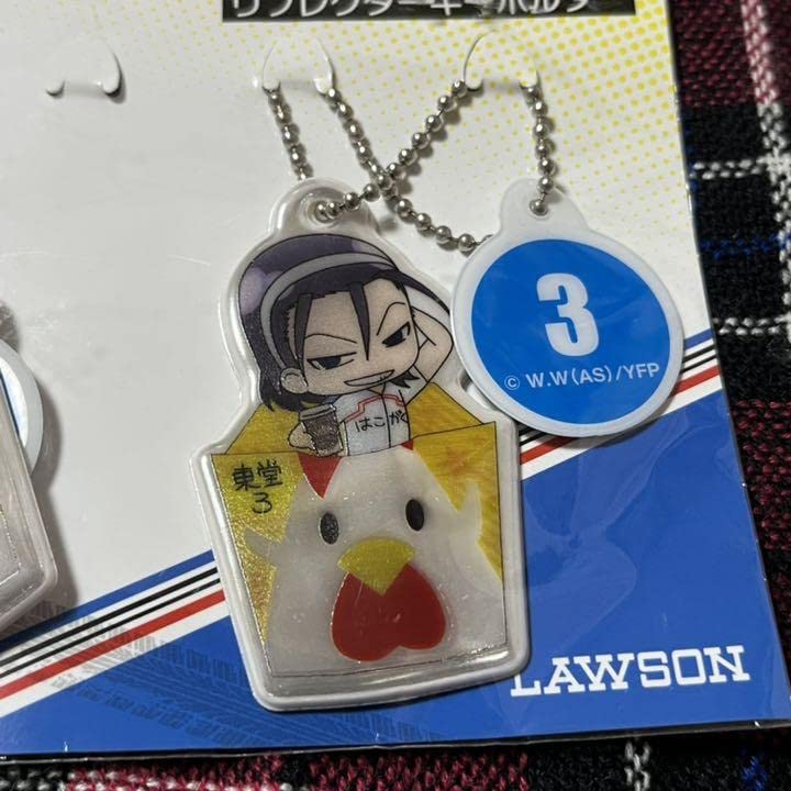 弱虫ペダル　からあげくん　LAWSON　リフレクターキーホルダー Amazon.co.jp: 弱虫ペダル リフレクターキーホルダー ローソン